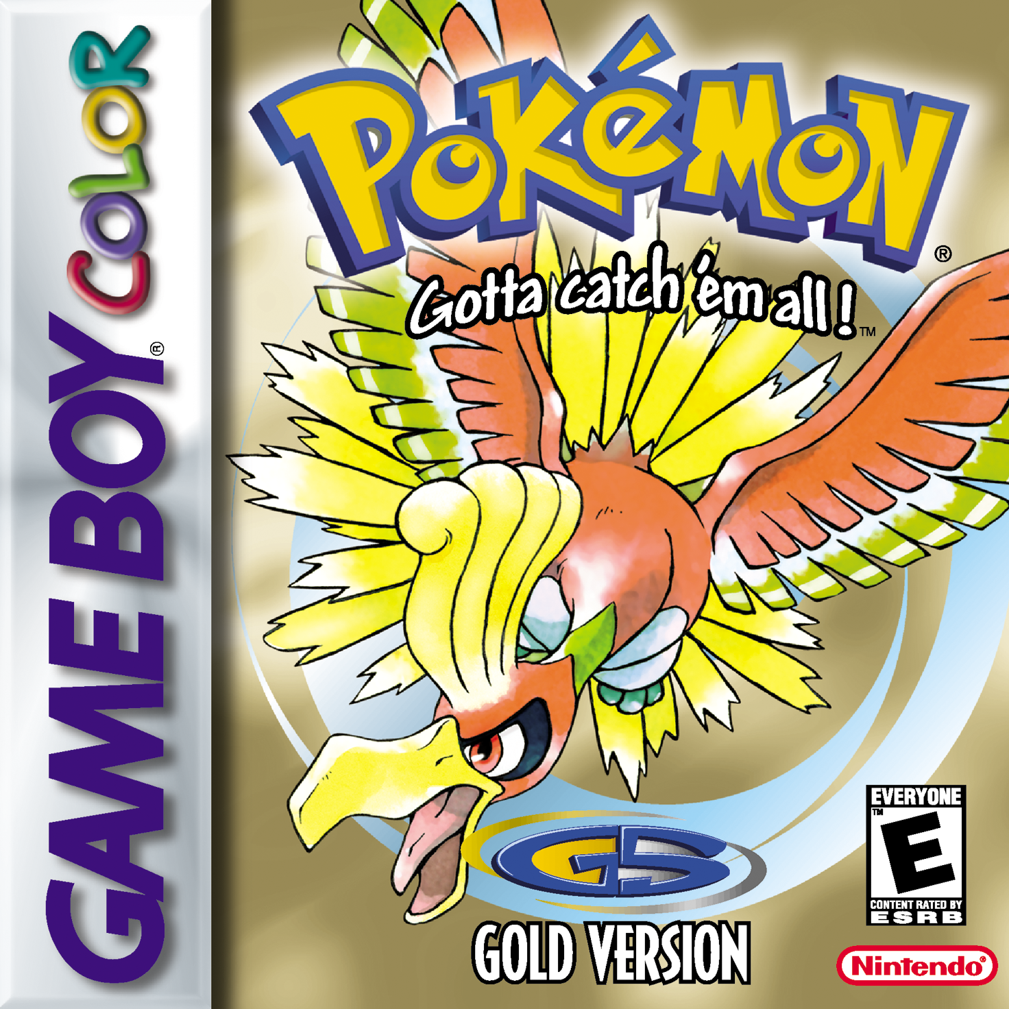Pokémon Gold GBC box art